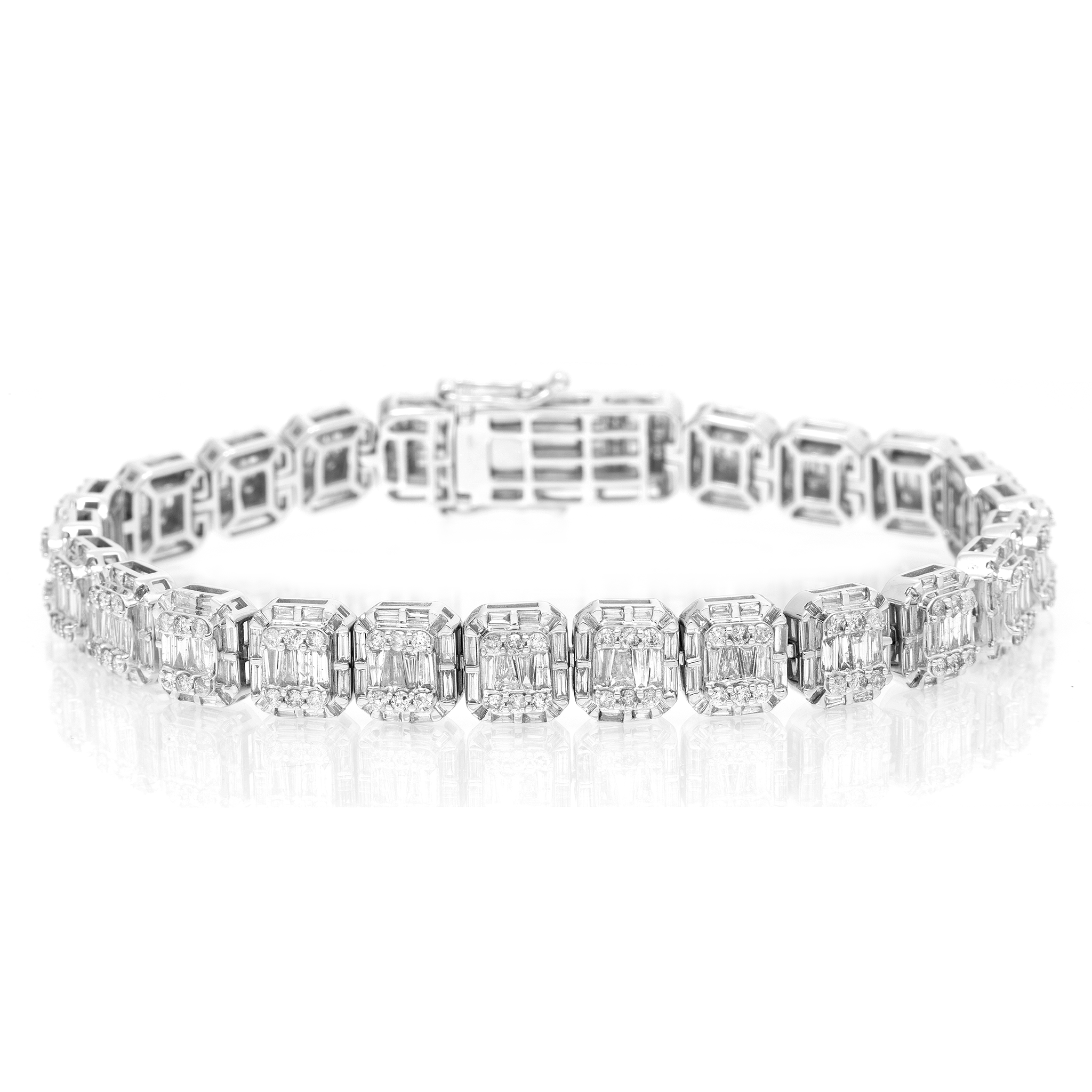 Diamond Baguette Bracelet Mavani & Co