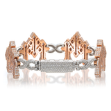 Infiniti Link Triple Cross Bracelet