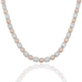 Diamond Two Tone Necklace