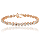 Diamond Heart Bracelet