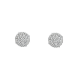 Diamond Cluster Earrings