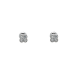 Diamond Clover Earrings