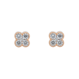 Diamond Clover Earrings