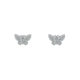 Diamond Butterfly Earrings