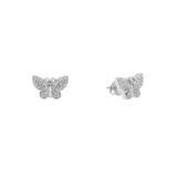 Diamond Butterfly Earrings