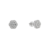 Diamond Cluster Earrings