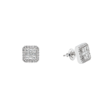 Diamond Square Earrings