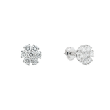 Diamond Cluster Earrings