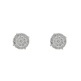 Diamond Cluster Earrings