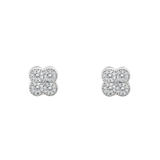 Diamond Clover Earrings