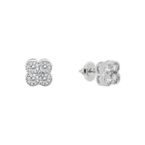 Diamond Clover Earrings