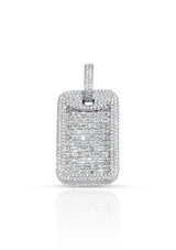 Emerald Cut Dog Tag