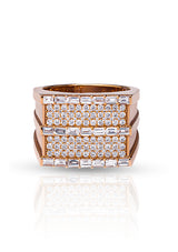 Diamonds Square Ring