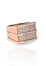 Diamonds Square Ring