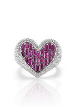 Diamond Heart Ring