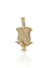 Diamond Rose Pendant