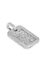 Emerald Cut Dog Tag