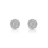 Diamond Cluster Earrings