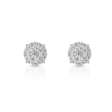 Diamond Cluster Earrings