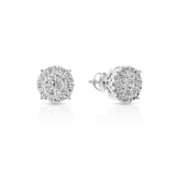 Diamond Cluster Earrings