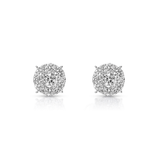 Diamond Cluster Earrings