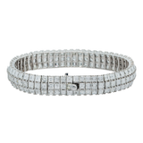 Ascher Cut Diamond Bracelet