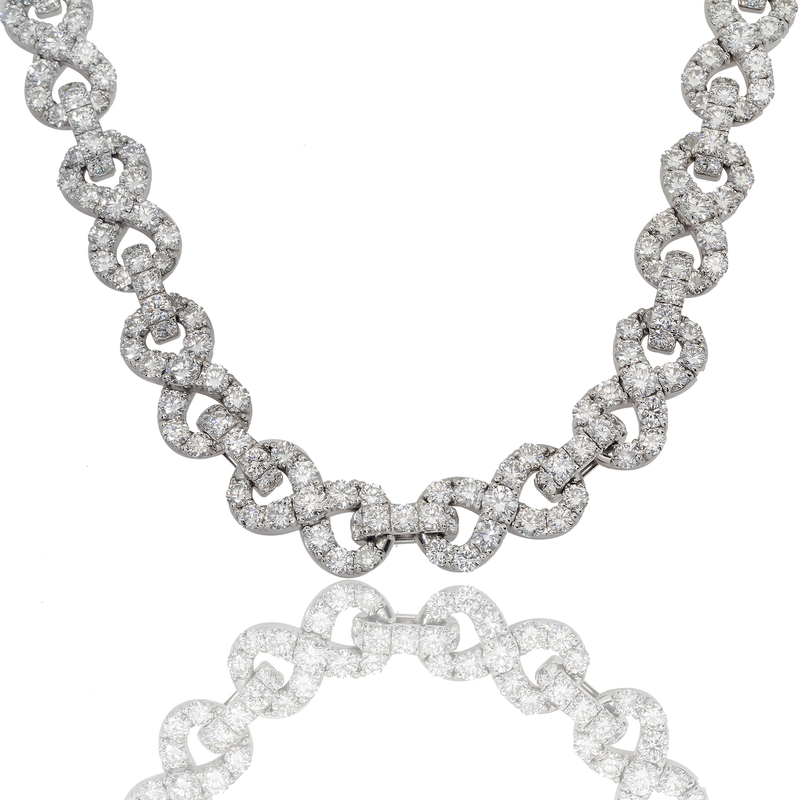 Diamond Infinity Link Chain