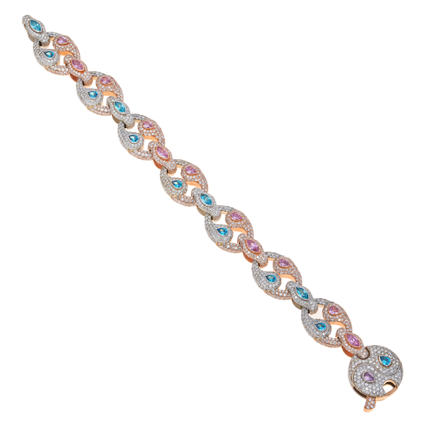 Diamond Ying Yang Bracelet