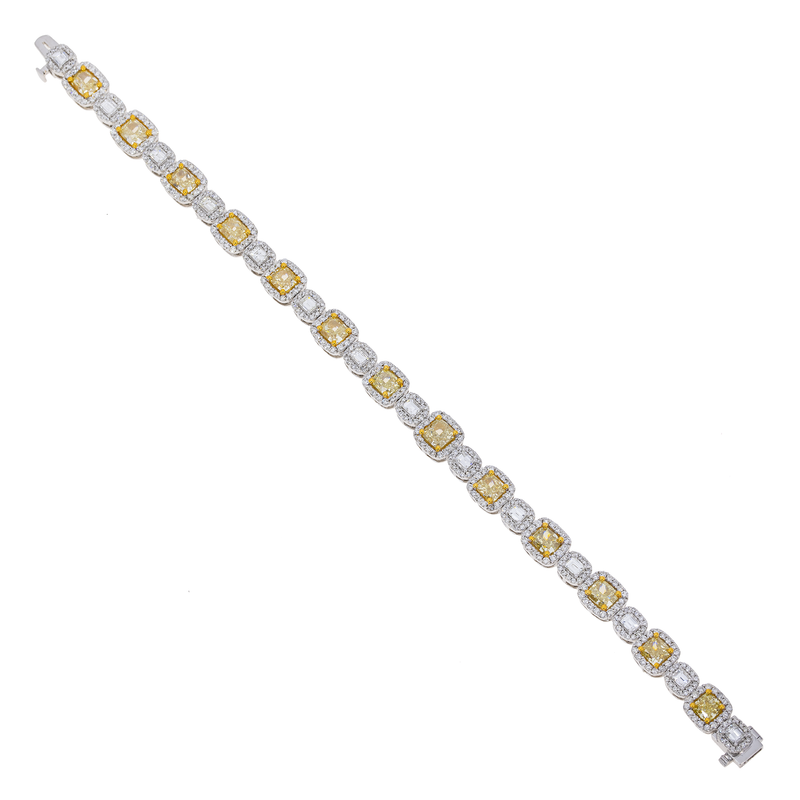 Fancy Yellow Diamond Bracelet