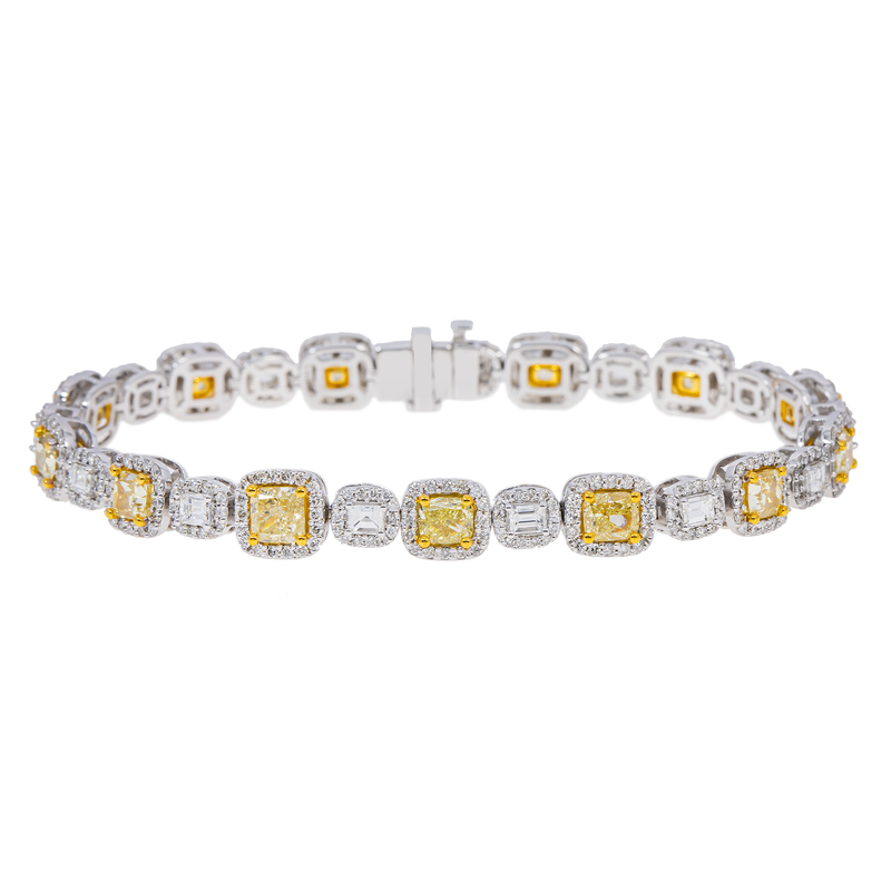Fancy Yellow Diamond Bracelet