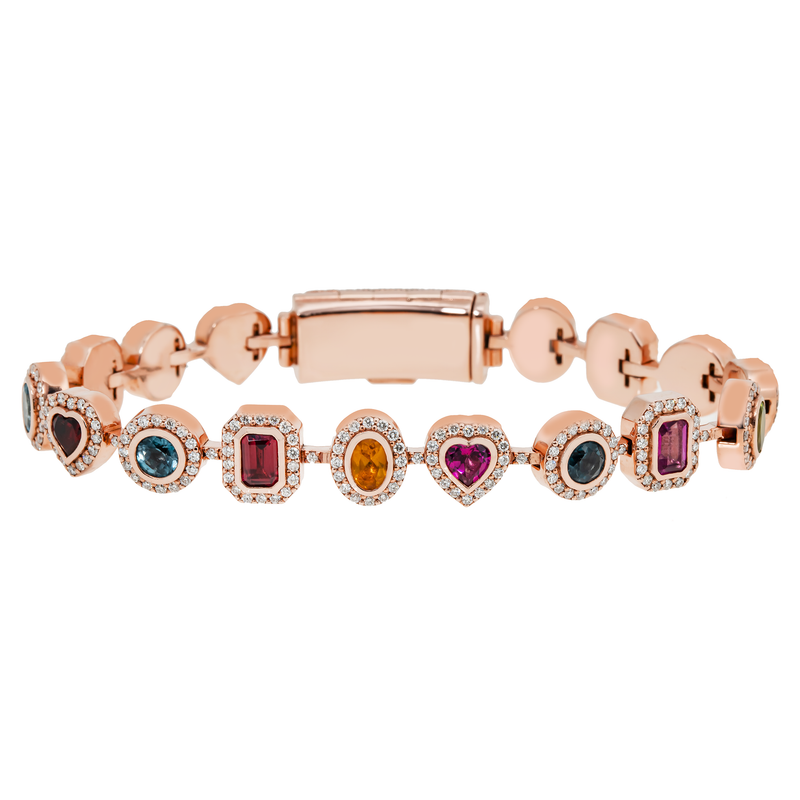 Multi Shape Colored Bracelet