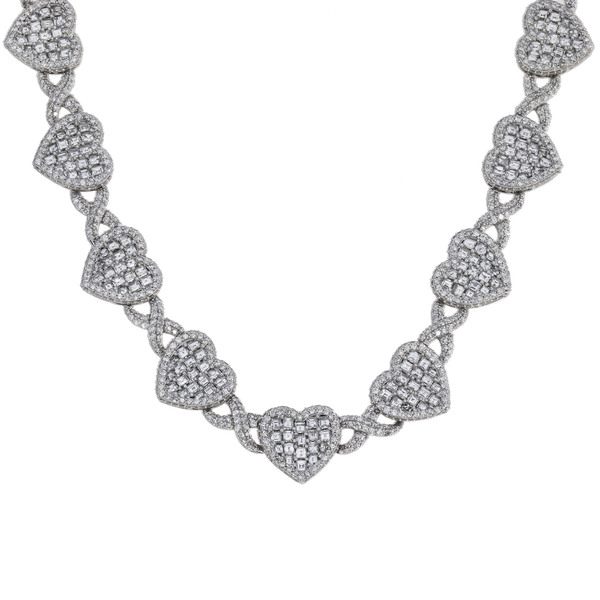 Diamond Infinity Heart Necklace