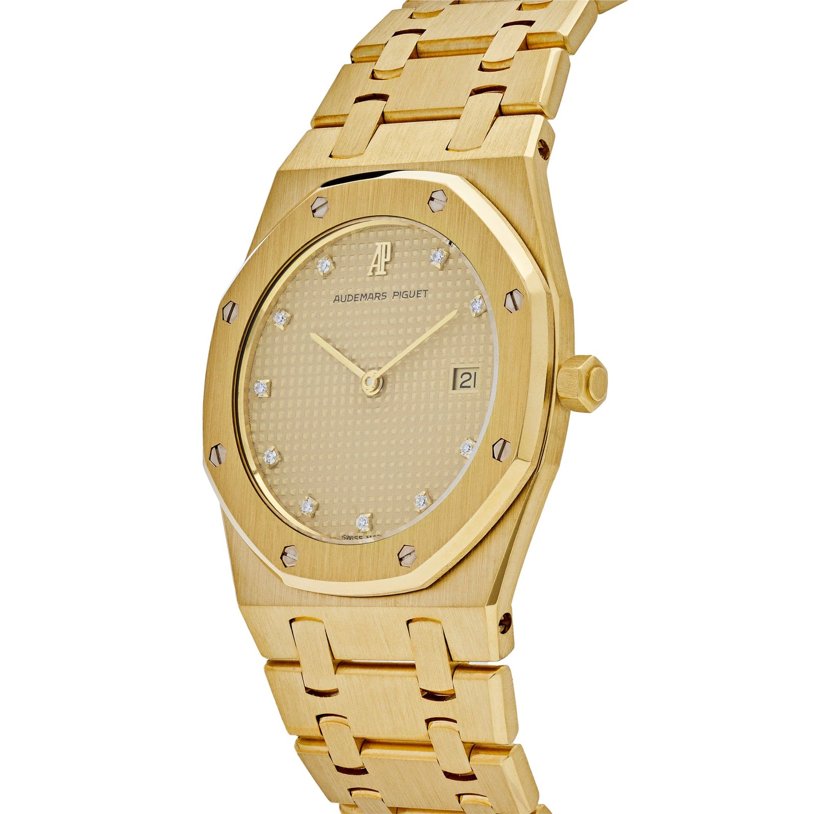 Audemars Piguet Royal Oak 56175BA Vintage Yellow Gold Champagne