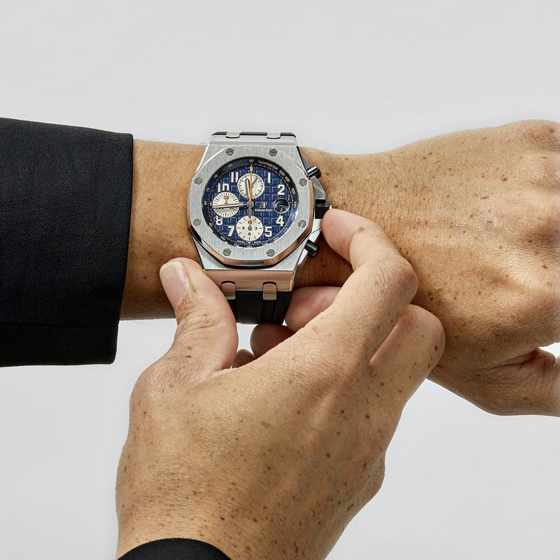 Audemars Piguet Royal Oak Offshore Chronograph Stainless Steel Blue Dial