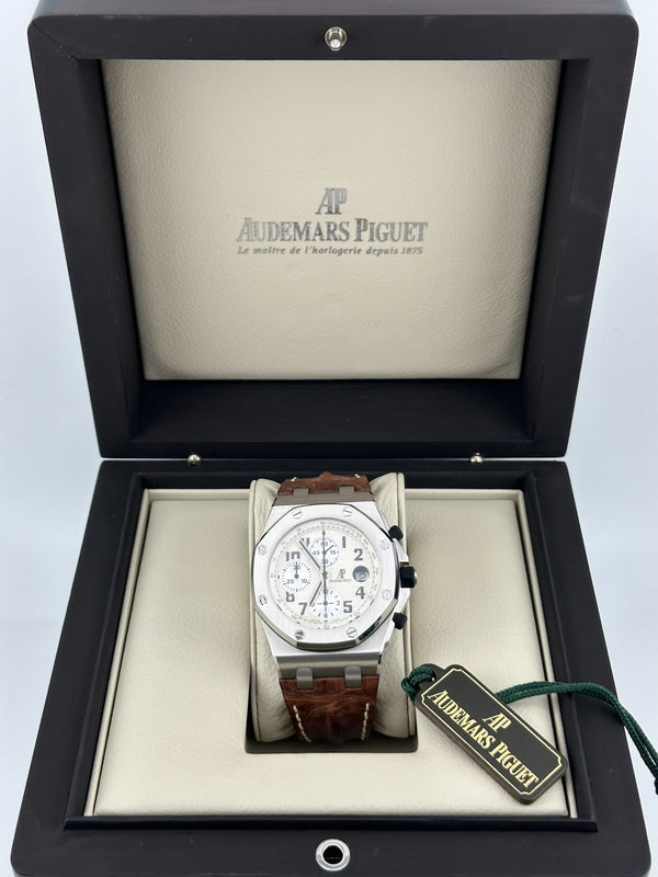 Audemars Piguet Royal Oak Offshore 26020ST.OO.D091CR.01.A Chronograph 'Safari' Stainless Steel White Dial