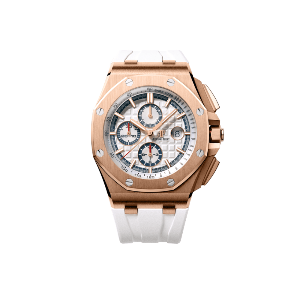 Audemars Piguet Royal Oak Offshore 26408OR.OO.A010CA.01.99 Chronograph Summer Byblos Edition Rose Gold White Dial Limited Edition