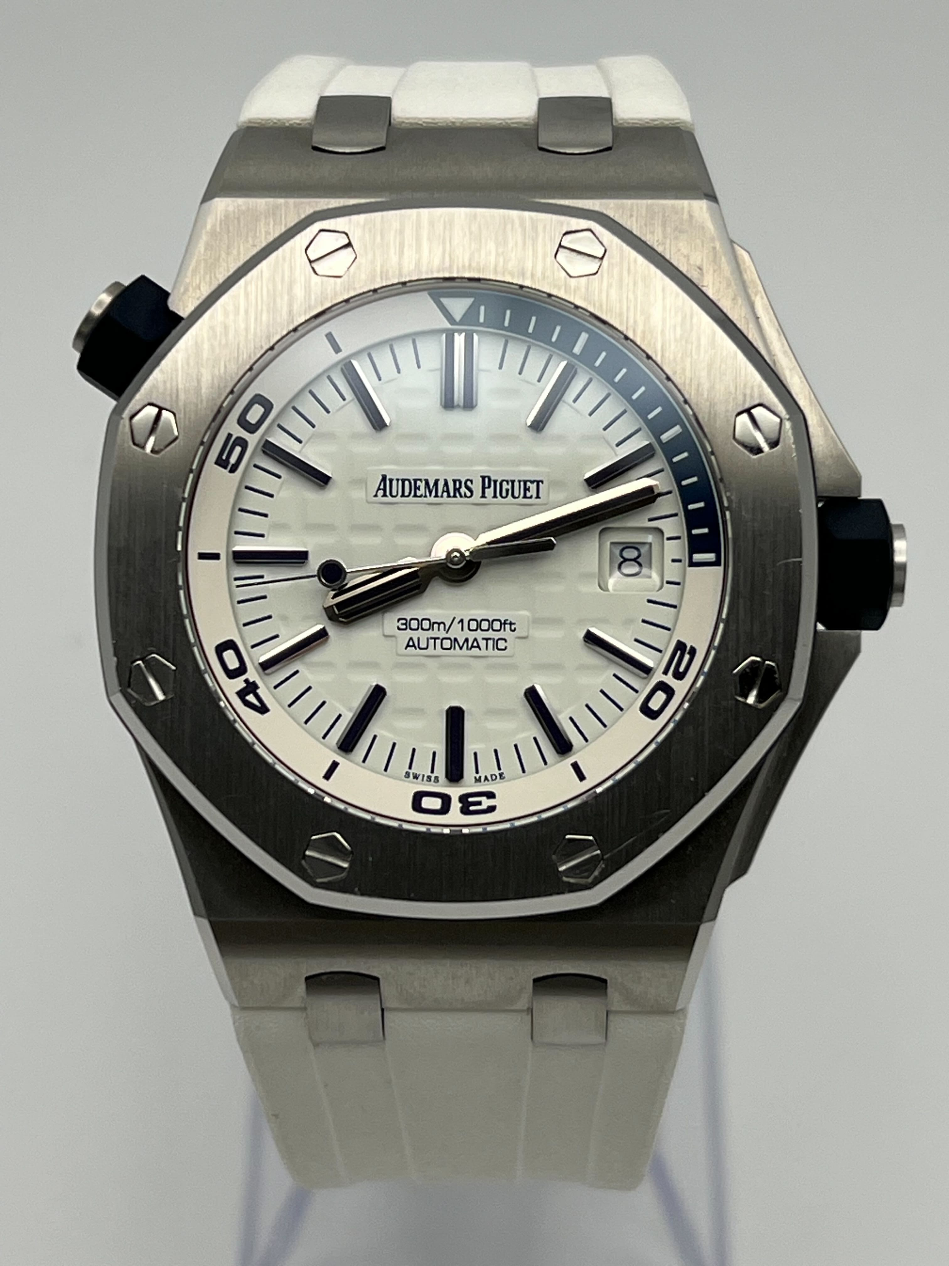 15710 Audemars Piguet Royal Oak Offshore 15710ST.OO.A010CA.01 Diver Stainles ...