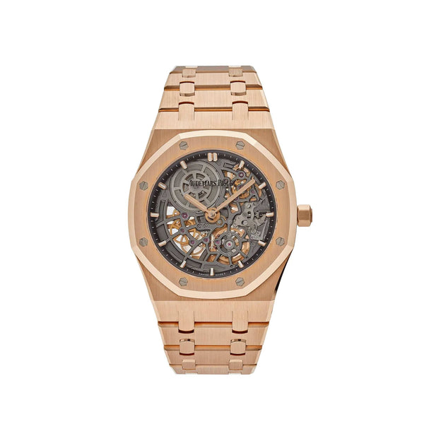 Audemars Piguet Royal Oak 16204OR.OO.1240OR.03 Openworked 'Jumbo' Extra-Thin Rose Gold