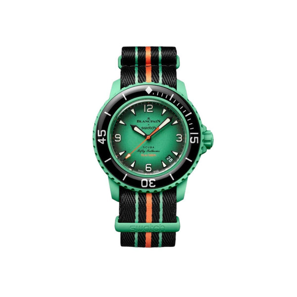 Blancpain x Swatch Scuba Fifty Fathoms Collection Indian Ocean SO35I100
