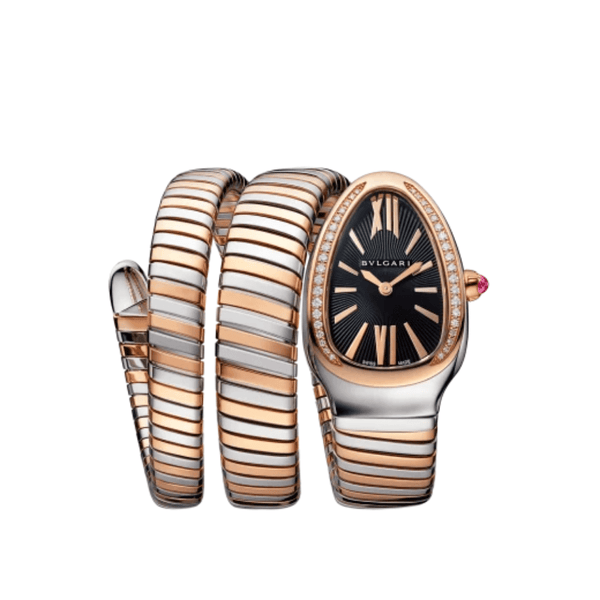 BVLGARI Serpenti Tubogas 102099 Stainless Steel and Rose Gold