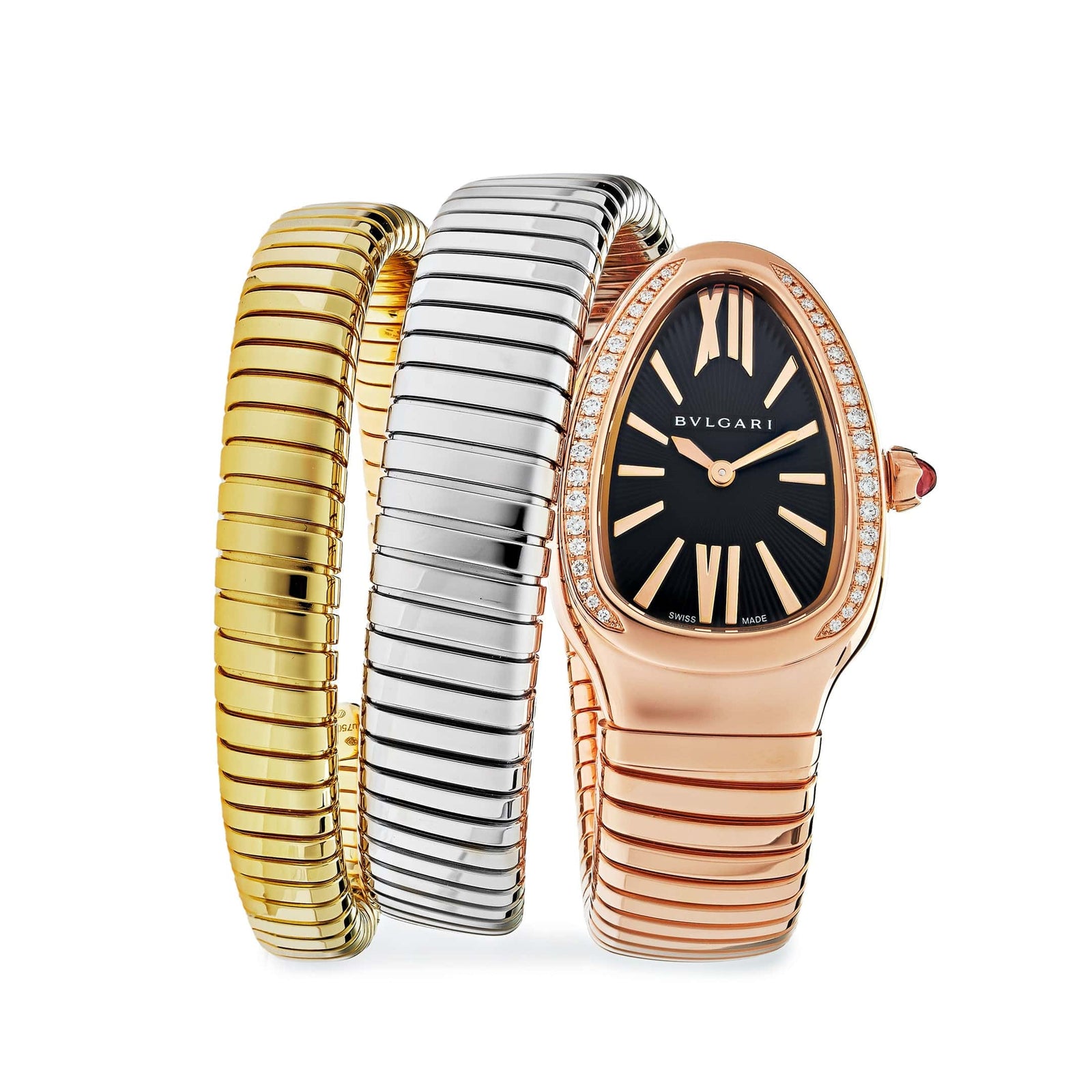 Diamonds ☆BVLGARI☆ BVLGARI BVLGAR TUBOGAS M ウォッチ♪ bvlgari-serpenti-tubogas-three