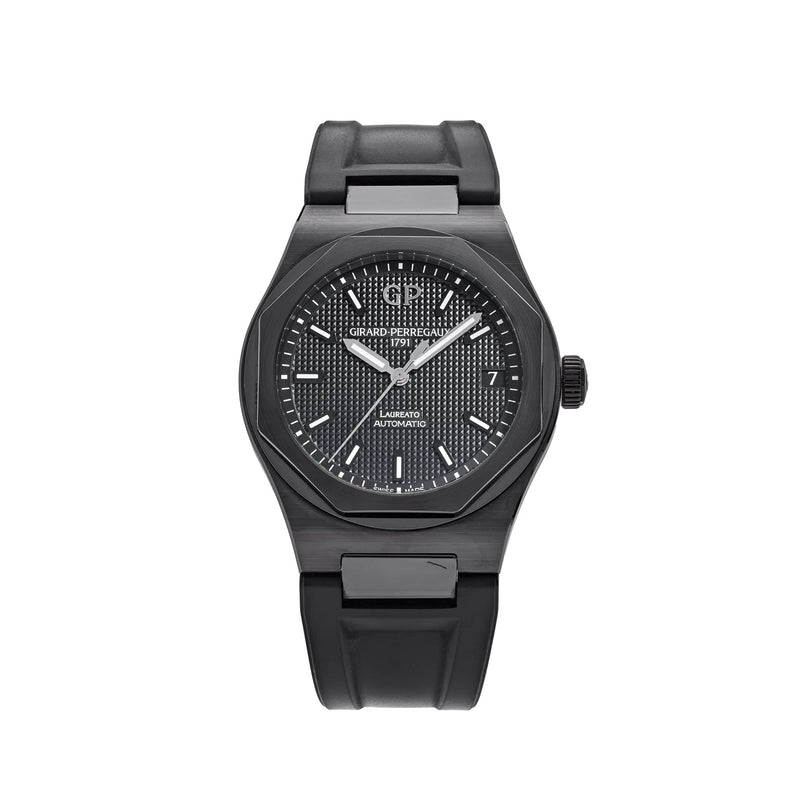 Girard Perregaux Laureato Ceramic Black Dial 81010-32-631-FK6A