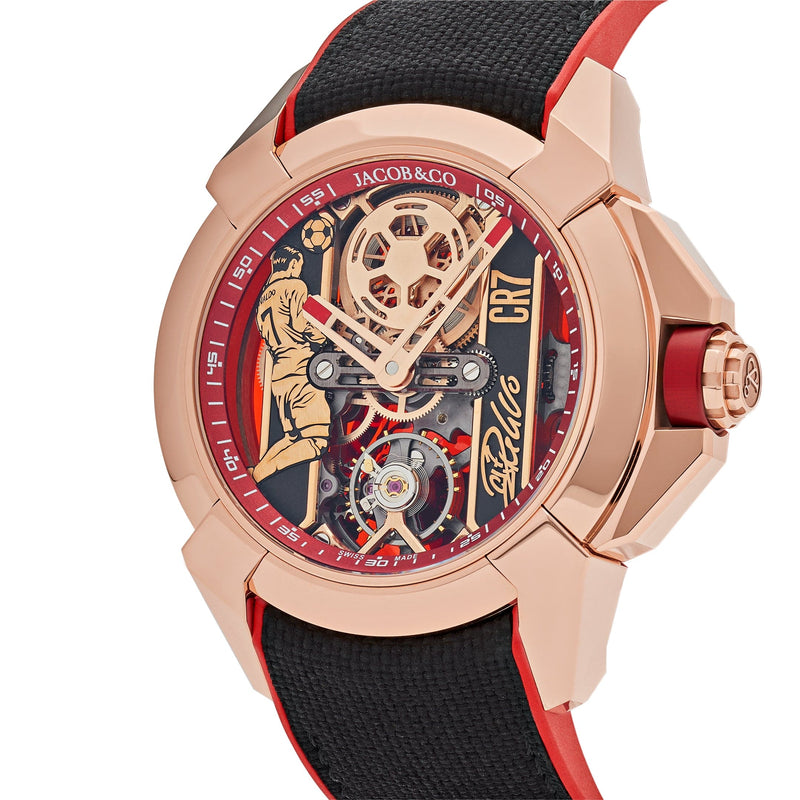 Jacob & Co. V2 CR7 Epic X Collection EX120.43.AE.AA.A Flight of CR7 Rose Gold Limited Edition (2024)