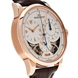 Jaeger-LeCoultre Duometre Chronograph Q6012521 Rose Gold Silver Dial