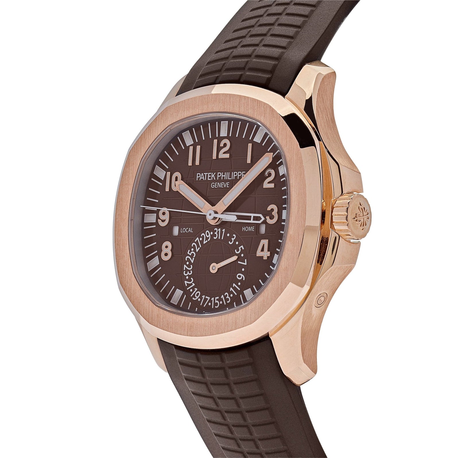 Philippe Nautilus Aquanaut Rose Gold Travel Time Patek Philippe