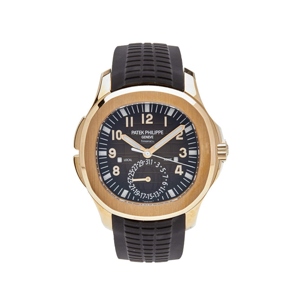 Patek Philippe Aquanaut 5164R-001 'Travel Time Tiffany & Co.' Rose Gold Brown Dial (2022)