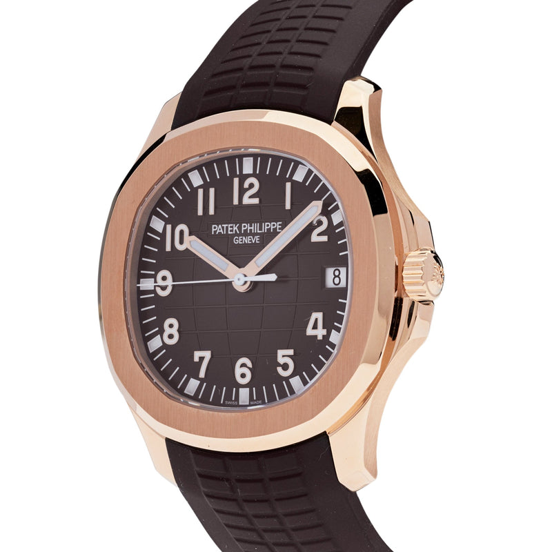 5167 R Patek Philippe Aquanaut 5167R-001 Rose Gold Brown Dial (2012) – Mavani & Co