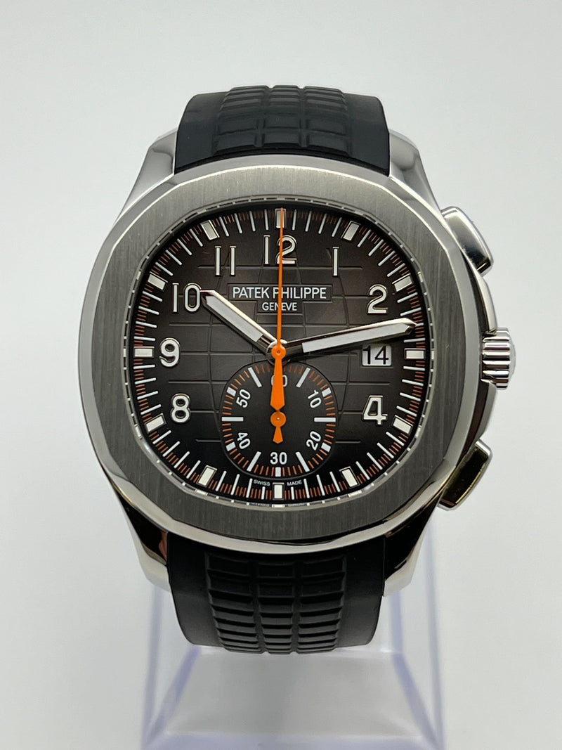 Patek Philippe Aquanaut 5968A-001 Chronograph Stainless Steel Black Dial