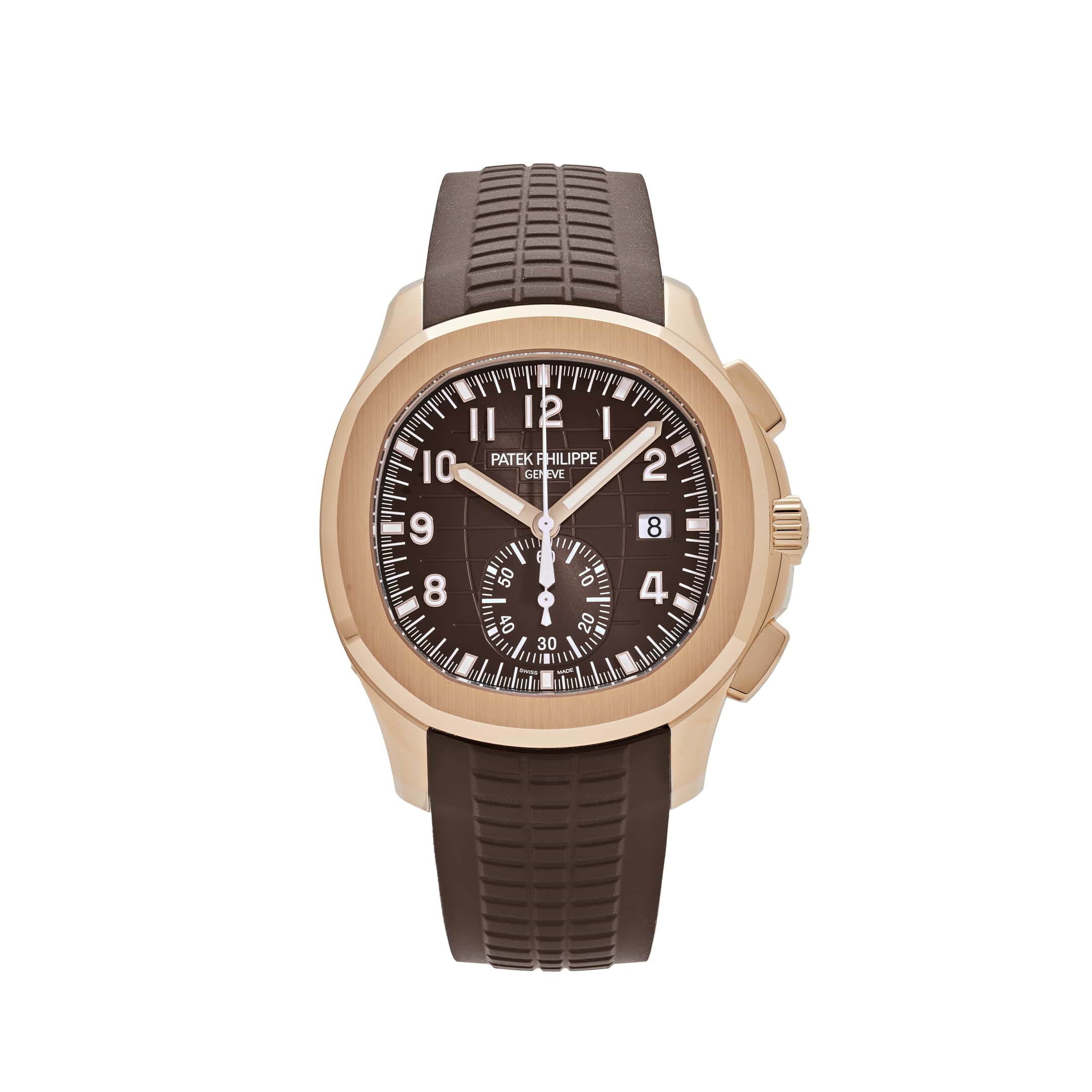 Patek Philippe Aquanaut 5968R-001 Chronograph Rose Gold Brown Dial ...