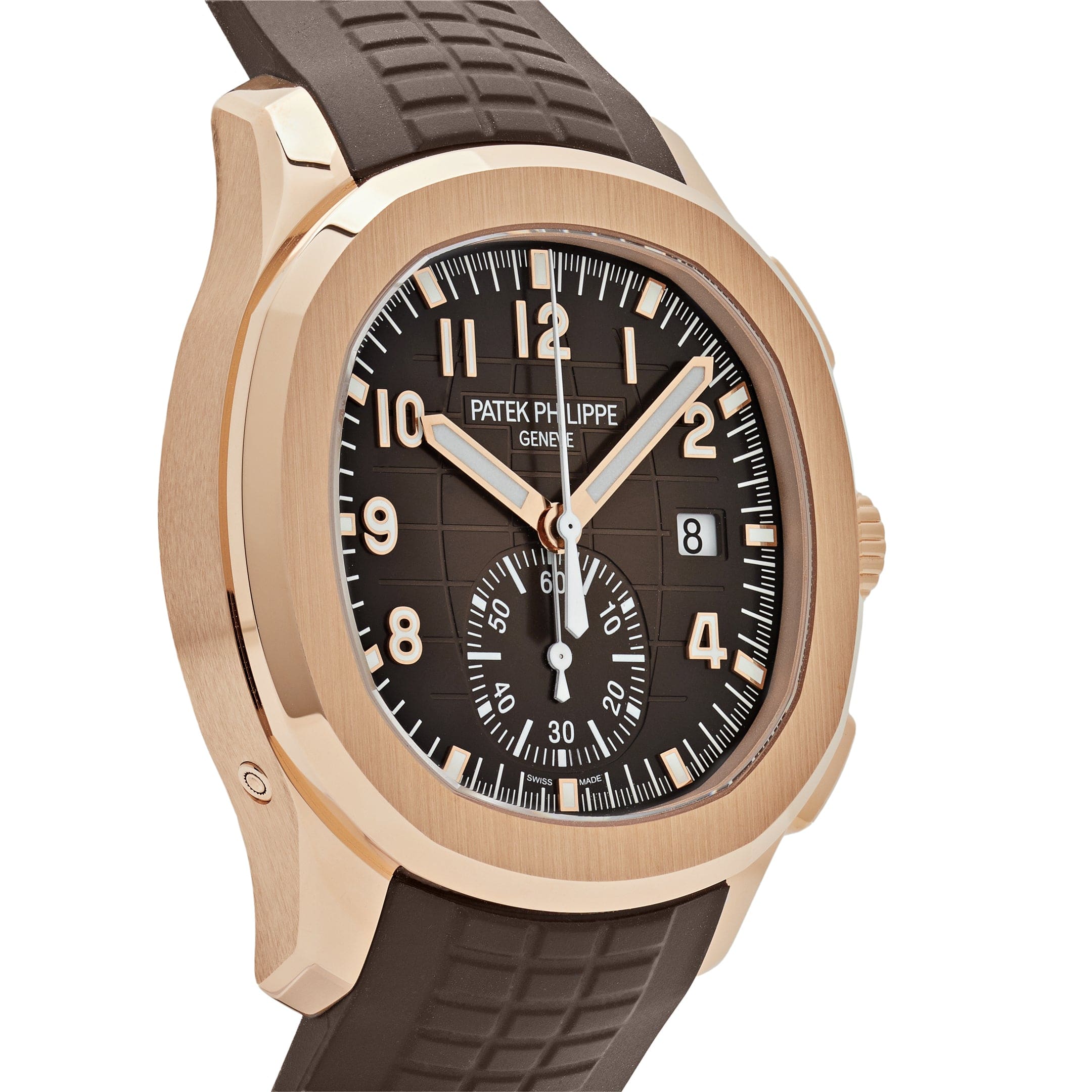 Patek Philippe Aquanaut 5968R-001 Chronograph Rose Gold Brown Dial ...